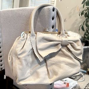 🚨SOLD!!!🚨 Red (V) Valentino Large Bow Leather Handbag